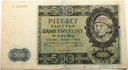 1940 500 zł Pięćset Złotych seria A Góral