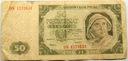 1948 50 zł Pięćdziesiąt Złotych, seria DN RZADKI
