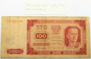 1948 100 zł Sto Złotych, seria FY RZADKI