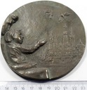 Medal Płaskorzeźba Ptaki