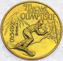 2 zł złote 1998 Nagano Zimowe Igrzyska Olimpijskie