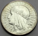 10 zł złotych 1932 Głowa kobiety Polonia SREBRO