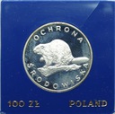 100 zł złotych 1978 Bóbr Ochrona Środowiska