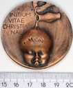 Medal Initium Vitae Christia Nae