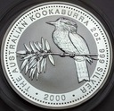 Australia 1 dolar 2000 Kokabura Kookaburra SREBRO