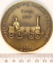 Medal 160 Lat Linii Kolejowej Racibórz Chałupki