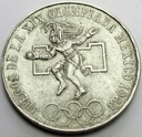 Meksyk 25 Pesos 1968 Olimpiada SREBRO