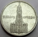 Niemcy 5 Marek 1934 z datą data Wieża Kościół