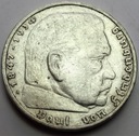 Niemcy 5 Marek 1936 Hindenburg SREBRO