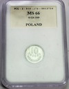 10 gr groszy 1949 dziesięć groszy MS 66