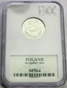 50 gr groszy 1970 pięćdziesiąt groszy MS 64