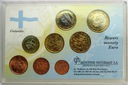 Zestaw od 1 Eurocent do 2 Euro Finlandia