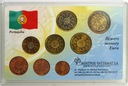 Zestaw od 1 Eurocent do 2 Euro Portugalia