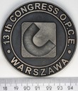 Medal Warszawa 13 Kongres OPCE