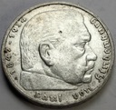 Niemcy 5 Marek 1935 Hindenburg SREBRO