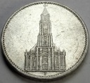 Niemcy 5 Marek Mark 1934 Wieża Kościół SREBRO