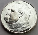 10 zł złotych 1937 Józef Piłsudski SREBRO ŁADNA