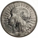 10 zł złotych 1932 Głowa kobiety Polonia SREBRO