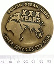 Medal XXX Years Polish Ocean Lines