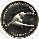 200 zł złotych 1984, Igrzyska Sarajewo SREBRO