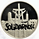 100000 zł 1990 Solidarność MAŁA GRUBA RZADKA