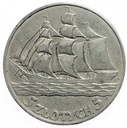 5 zł złotych 1936 Żaglowiec Żaglówka Statek (1)