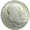 10 zł złotych 1933 Głowa kobiety Polonia SREBRO