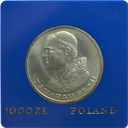 1000 zł złotych 1982 Jan Paweł II SREBRO