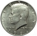 USA 1/2 Dolara Half Dollar 1964 Kennedy SREBRO