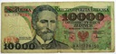 1988 10000 zł złotych Wyspiański, seria BA