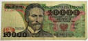 1988 10000 zł złotych Wyspiański, seria BZ