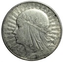 10 zł złotych 1932 Głowa kobiety Polonia SREBRO