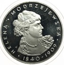 100 zł złotych 1975 Helena Modrzejewska SREBRO