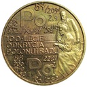 2 zł złote 1998 Skłodowska Polon i rad
