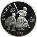 USA 1/2 dolara 1995 Atlanta 1996 Baseball LUSTRO
