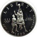 USA 1/2 dolara 1995 Atlanta 1996 koszykówka LUSTRO