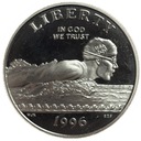 USA 1/2 dolara 1996 Atlanta 1996 pływanie LUSTRO