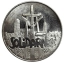 100000 zł złotych 1990 Solidarność TYP A SREBRO