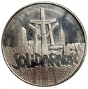 100000 zł złotych 1990 Solidarność TYP A SREBRO