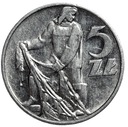 5 zł pięć złotych z Rybakiem 1959 Rybak