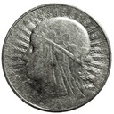 5 zł złotych 1933 Głowa kobiety Polonia SREBRO