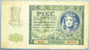 1940 5 zł, Pięć Złotych, Ser. B