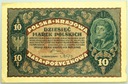 1919 10 Dziesięć Marek Polskich II Serja BQ