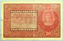 1919 20 Dwadzieścia Marek Polskich II Serja DL