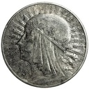 10 zł złotych 1932 Głowa kobiety Polonia SREBRO