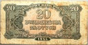 1944 20 zł złotych Obowiązkowym, seria BO