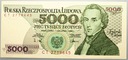 1988 5000 zł złotych Chopin seria CT