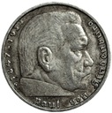 Niemcy 5 Marek 1936 Hindenburg SREBRO