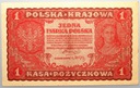 1919 1 Jedna Marka Polska I Serja BX