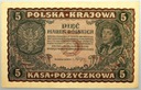 1919 5 Pięć Marek Polskich II Serja DB